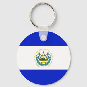 El Salvador flag Key Ring