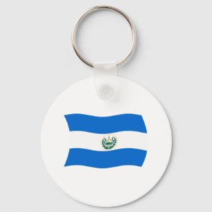 El Salvador Flag Keychain