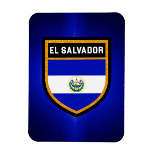 El Salvador Flag Magnet