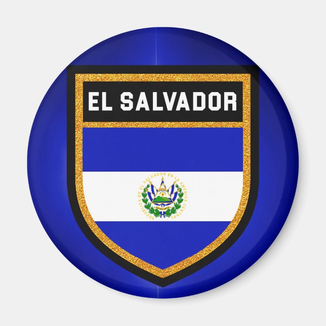 El Salvador Flag Magnet (Front)