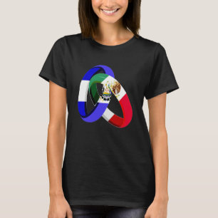 El Salvador Flag Mexico Grown Ring Marriage Weddin T-Shirt
