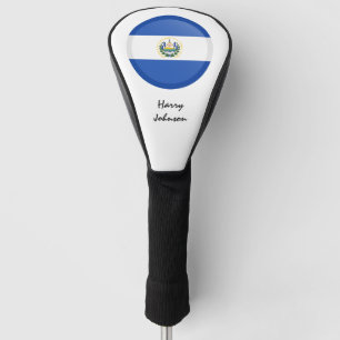 El Salvador Flag & Monogrammed Golf Clubs Covers