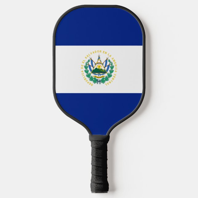 El Salvador flag Pickleball Paddle (Front)