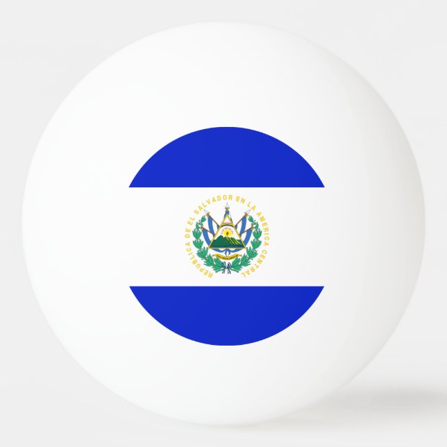 El Salvador flag Ping Pong Ball (Front)