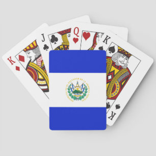 El Salvador flag Playing Cards