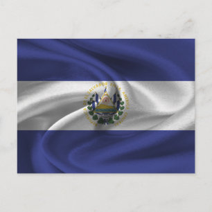 El Salvador Flag Postcard