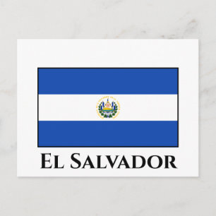 El Salvador Flag Postcard