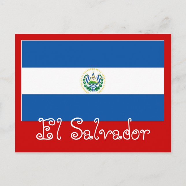 El Salvador flag Postcard (Front)