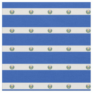 El Salvador Flag & Salvador Trendy Fabric /fashion