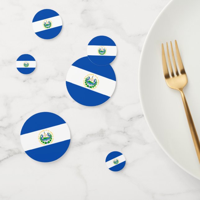 El Salvador flag Table Confetti (Group)