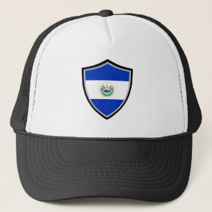 El Salvador flag trucker hat
