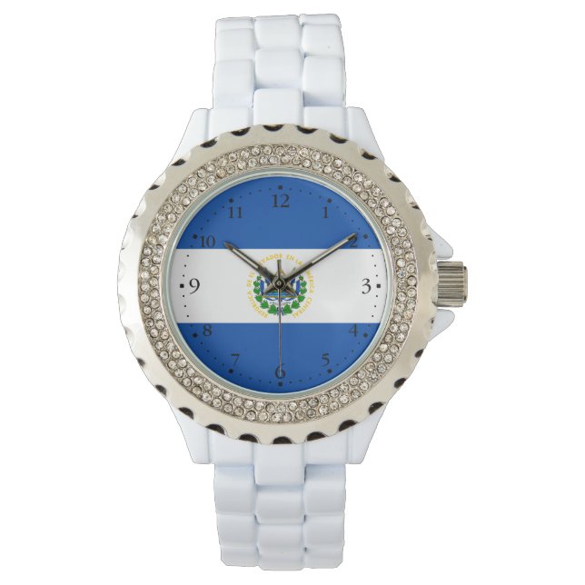 El Salvador Flag Watch (Front)