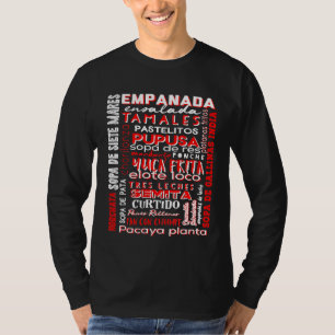 El Salvador Food Salvadorea Foodie Chef Pupusa Tre T-Shirt