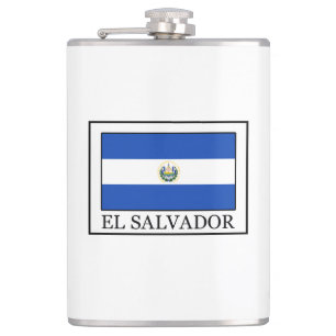 El Salvador Hip Flask