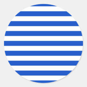 El Salvador honduras flag stripes Classic Round Sticker