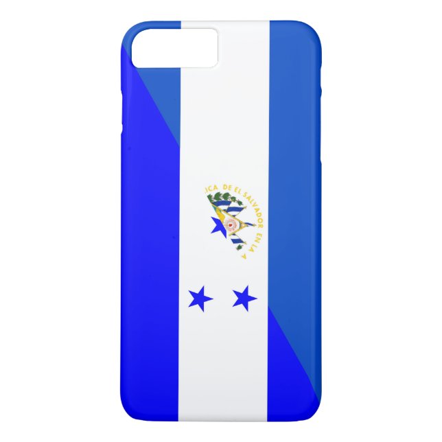 el salvador honduras half flag country symbol Case-Mate iPhone case (Back)