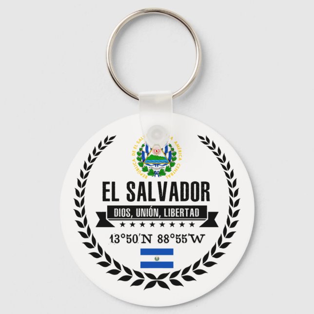 El Salvador Key Ring (Front)