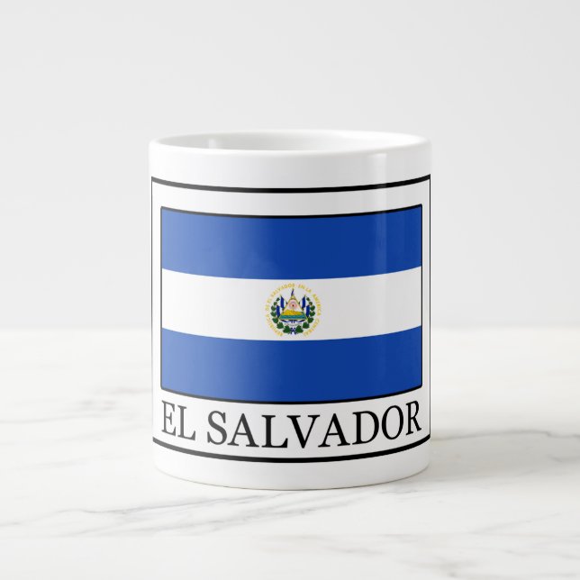 El Salvador Large Coffee Mug (Front)