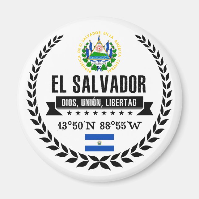 El Salvador Magnet (Front)