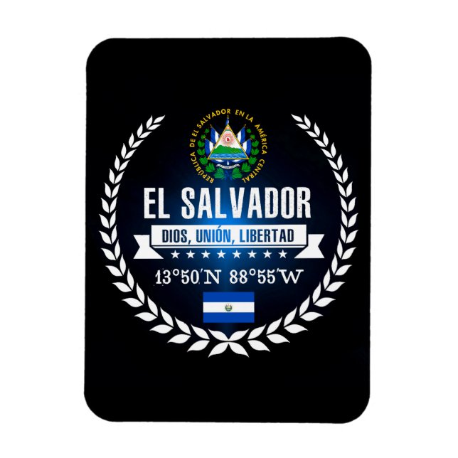El Salvador Magnet (Vertical)