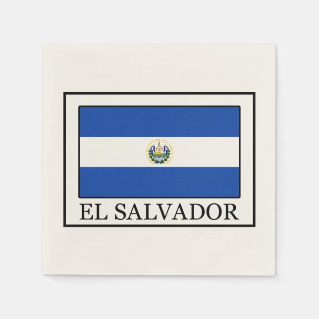 El Salvador Napkin (Front)