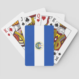 El Salvador National World Flag Playing Cards
