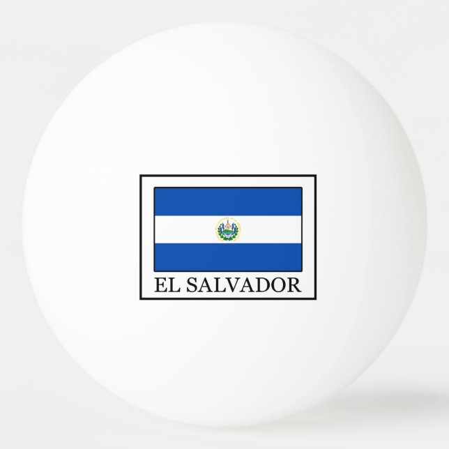 El Salvador Ping Pong Ball (Front)