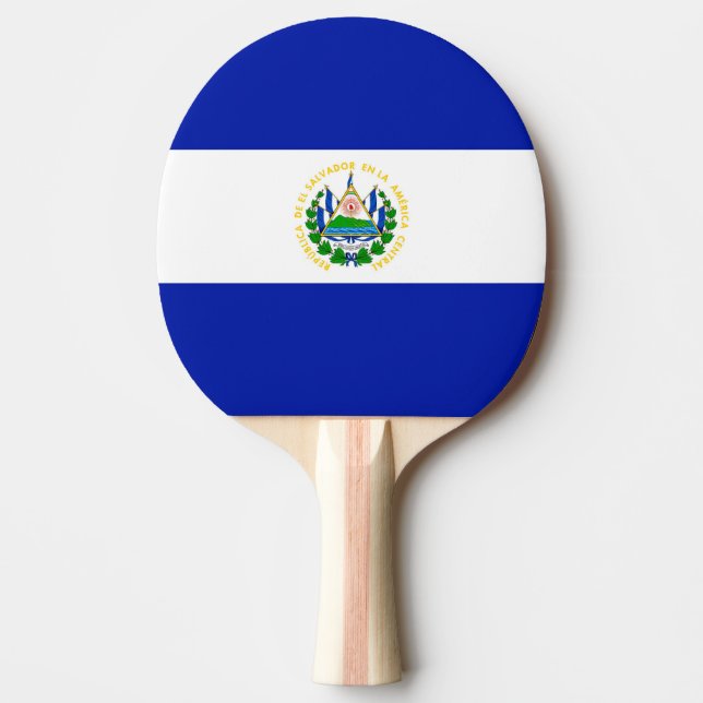 El Salvador Ping Pong Paddle (Front)