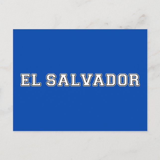 El Salvador Postcard (Front)