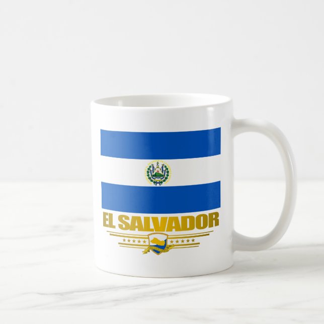 "El Salvador Pride" Coffee Mug (Right)