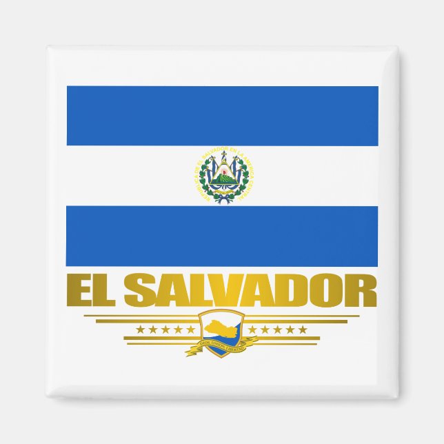 "El Salvador Pride" Magnet (Front)