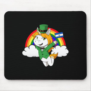 El Salvador Proud Salvadoran Flag St. Patricks Day Mouse Pad