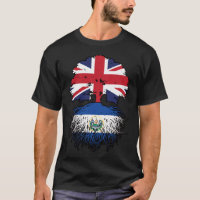 El Salvador Salvadoran British UK Tree Roots Flag