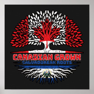 El Salvador Salvadorean Salvadorian Salvadoran Can Poster