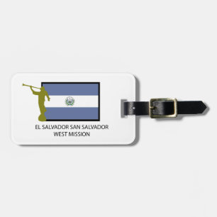 EL SALVADOR SAN SALVADOR WEST MISSION LDS CTR LUGGAGE TAG
