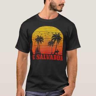El Salvador Surfer Vintage Surf Surfing Salvadoria T-Shirt