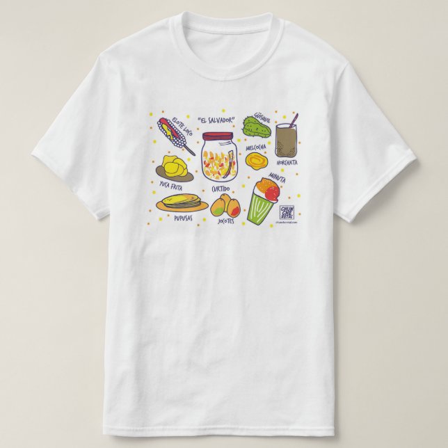 El Salvador, T-shirt antojitos, Chuncheretal (Design Front)