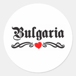 El Salvador Tattoo Style Classic Round Sticker
