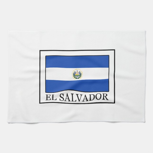 El Salvador Tea Towel (Horizontal)