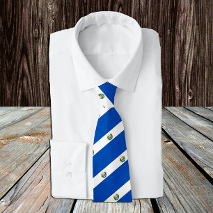 El Salvador Ties, fashion Salvador Flag, business Tie