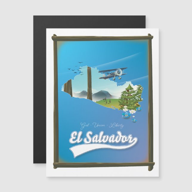 El Salvador Travel map (Front/Back)
