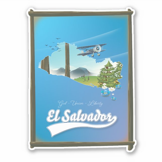El Salvador Travel map (Front)