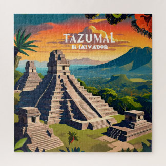 El Salvador Travel Vintage Retro Jigsaw Puzzle