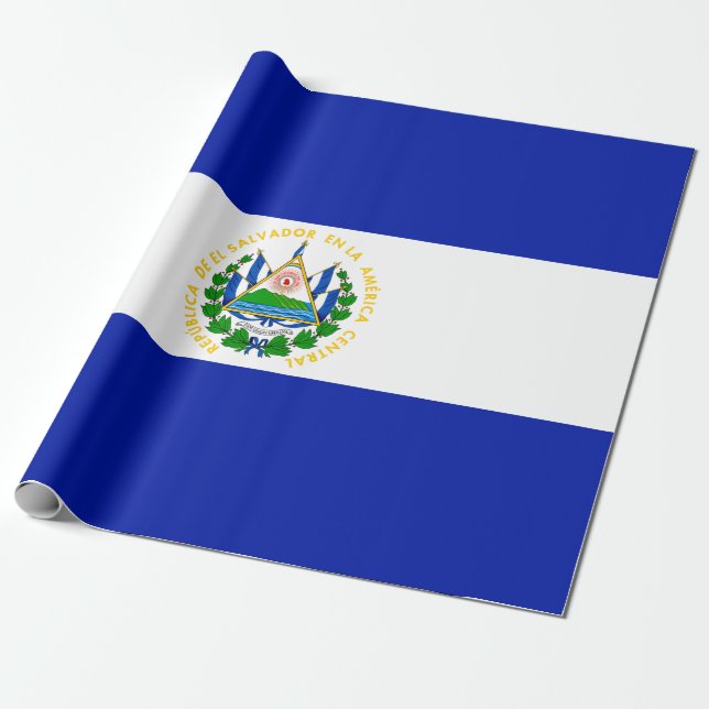 El Salvador Wrapping Paper (Unrolled)