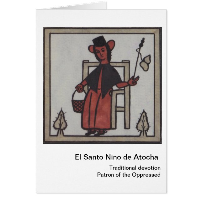 El Santo Nino de Atocha Card (Front)