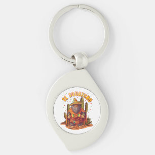 El Squatcho Bigfoot with Maraca, Sombrero and Ponc Key Ring
