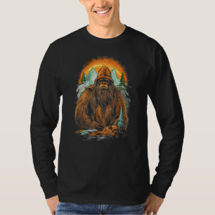 El Squatcho Poncho Western Bigfoot Funny Sasquatch T-Shirt