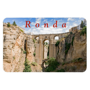 "El Tajo" of Ronda with the Puente Nuevo. Magnet
