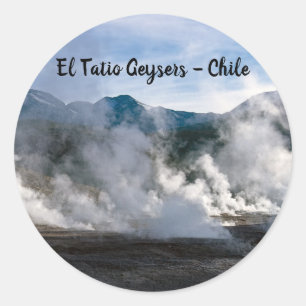 El Tatio Geysers near San Pedro de Atacama - Chile Classic Round Sticker