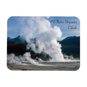 El Tatio Geysers near San Pedro de Atacama - Chile Magnet